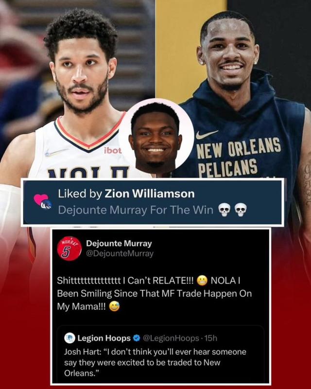 开云电子-哈特吐槽没人愿去鹈鹕打球，德章泰·穆雷捍卫新主