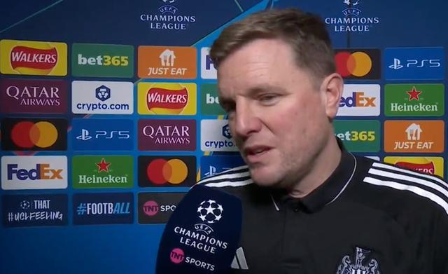 开云官方网站-埃迪-豪:我们今晚的表现非常出色;吉马良斯脚踝有一些肿胀